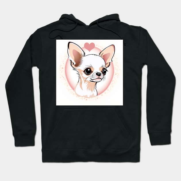 Pretty Little Baby Chihuahua Puppy Dog Hoodie by LittleBean